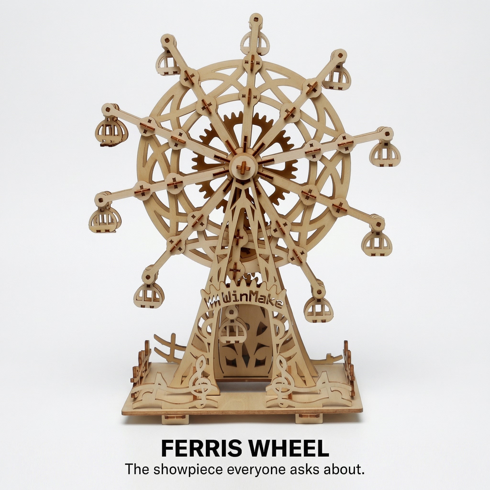 Ferris Wheel - 3D Wooden Mechanical Puzzle Model – Tac Tow