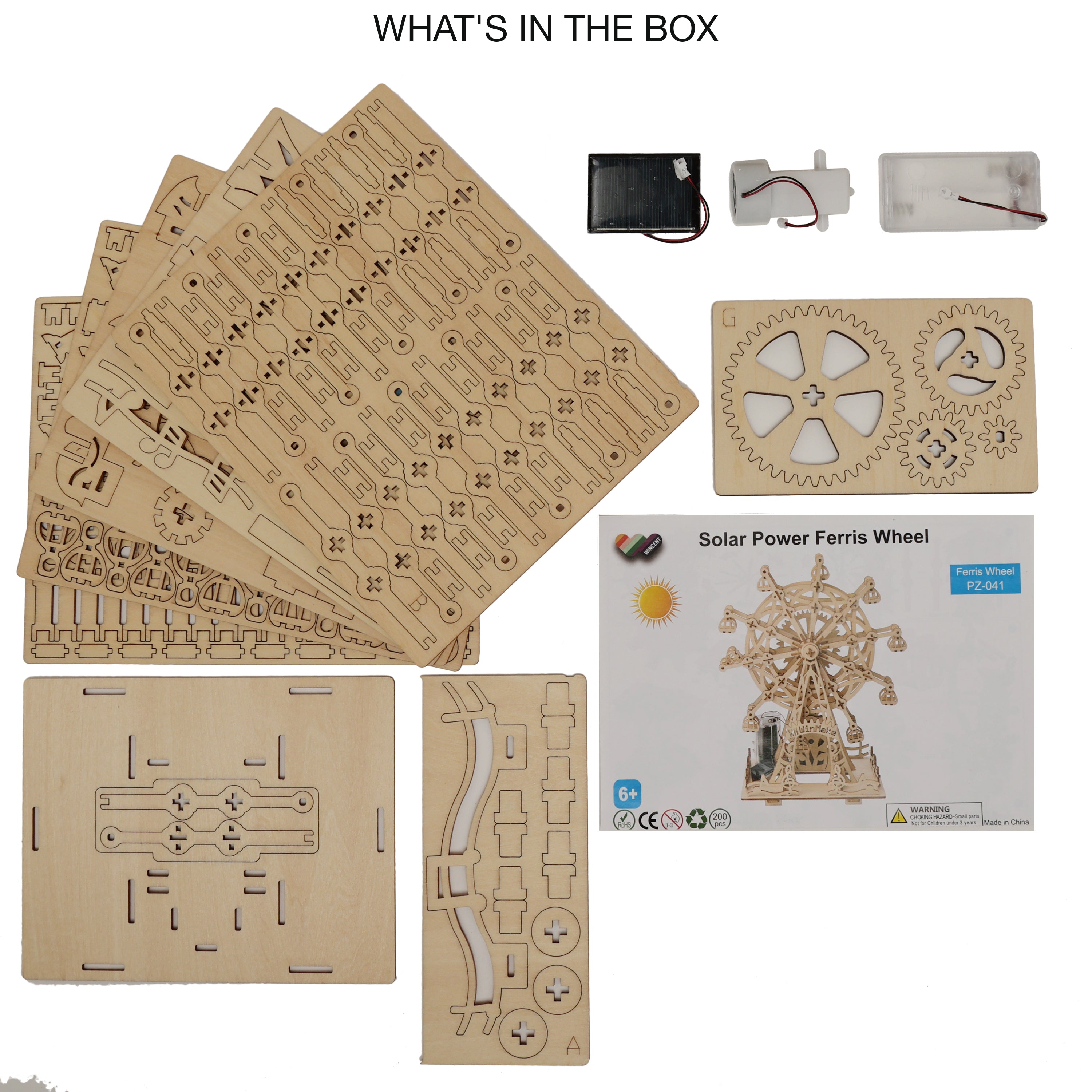Ferris Wheel - 3D Wooden Mechanical Puzzle Model – Tac Tow
